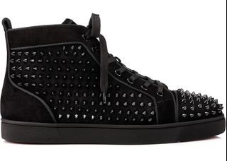 Christian Louboutin black spike sneakers, Men's Fashion, Footwear, Sneakers  on Carousell