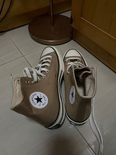 Converse 奶茶色 高筒 41.5 全新