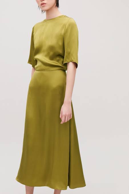 COS silk dress