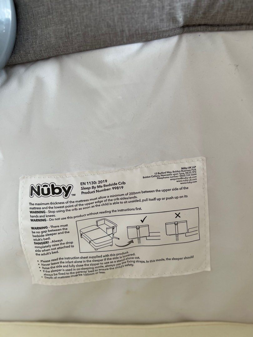 CoSleeper Sleep By Me Crib (Nuby), Babies & Kids, Baby Nursery & Kids