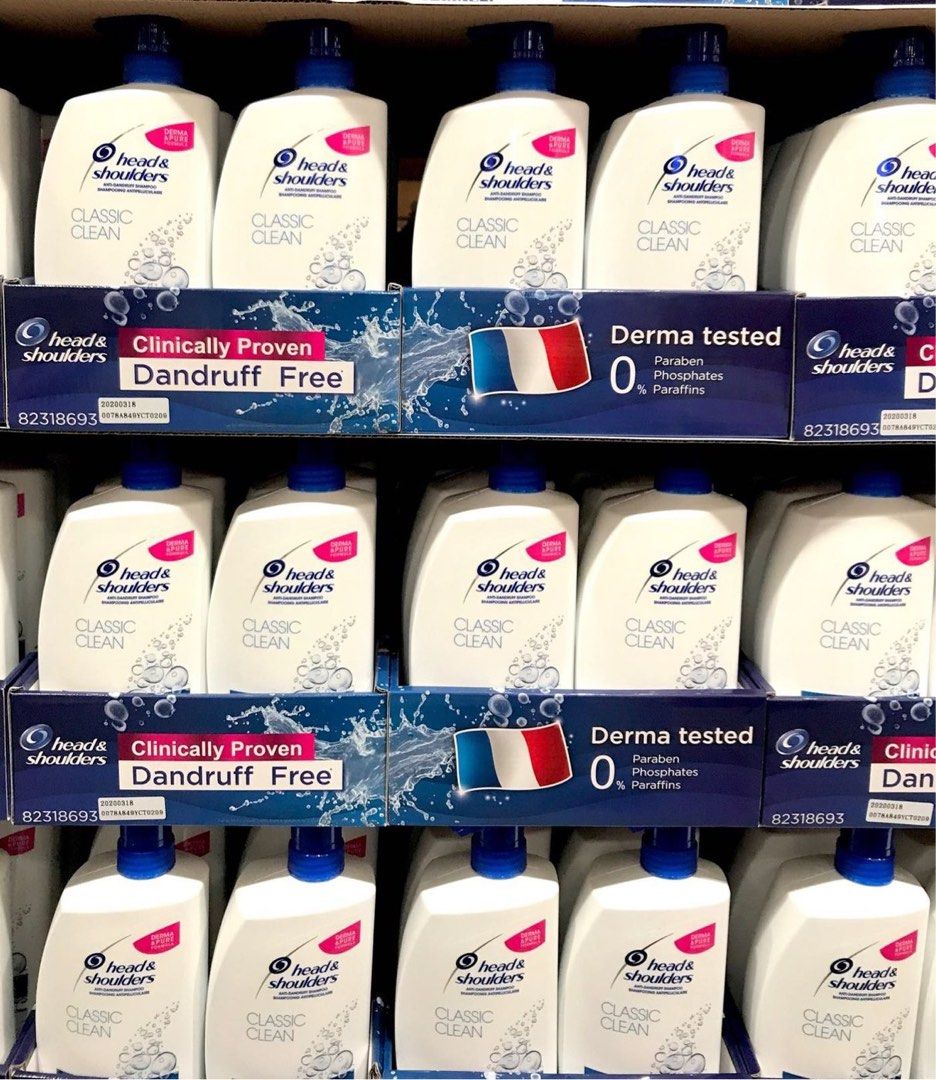 Costco好市多 HEAD&SHOULDERS 海倫仙度絲抗屑洗髮乳 1L 洗髮精 歐洲進口升級配方, 香水、美妝、保養, 美髮清潔與護理在旋轉拍賣
