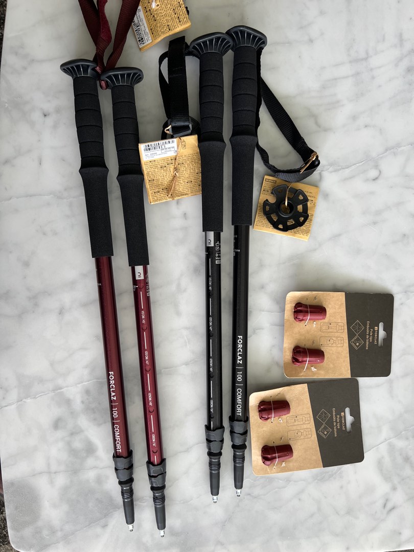 Decathlon hiking poles and tips Sports Equipment Hiking