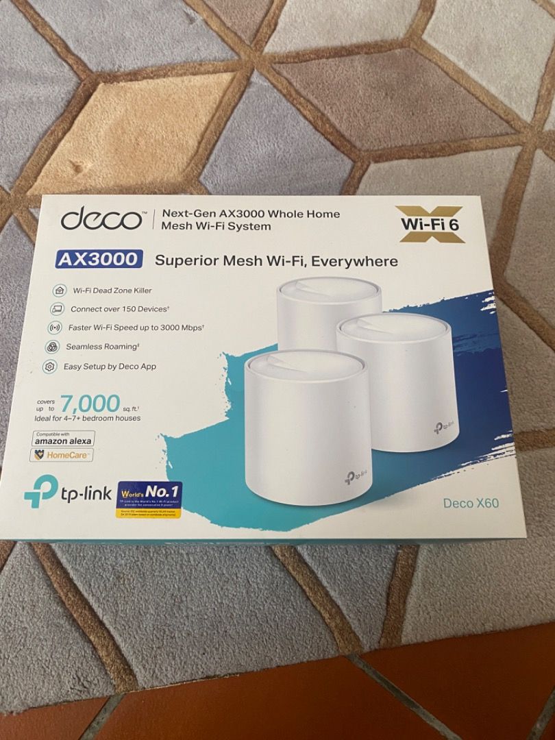Deco AX3000 Mesh Wi-Fi system, Computers & Tech, Office & Business ...