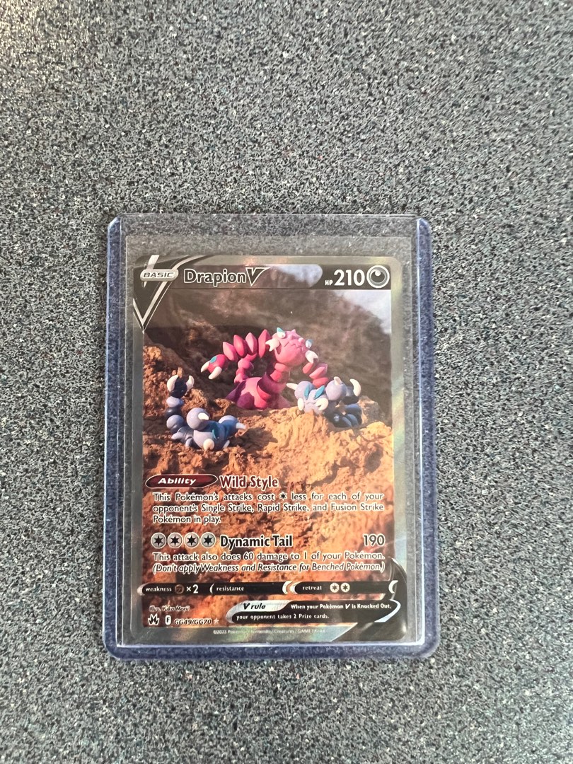 Drapion V GG49/70 Crown Zenith, Hobbies & Toys, Toys & Games on Carousell