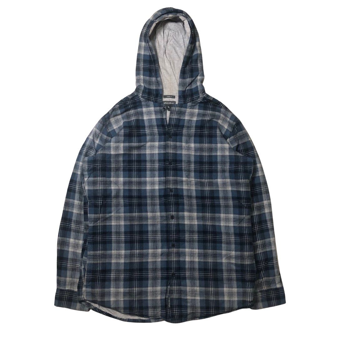 Eddie bauer hooded flannel clearance