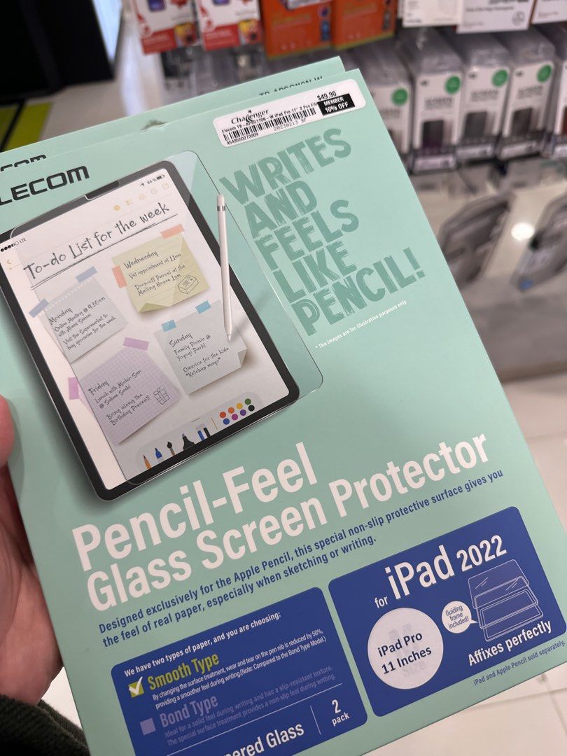 PencilFeel Glass Screen Protector, Mobile Phones & Gadgets