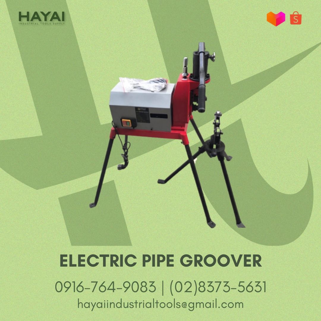 Electric Pipe Groover, Commercial & Industrial, Industrial Equipment on Carousell