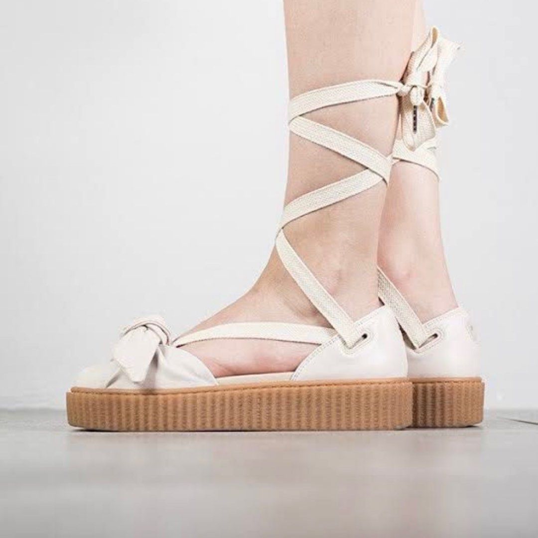 Fenty X Puma Bow Creeper Sandals in Fashion, Footwear, Wedges on Carousell