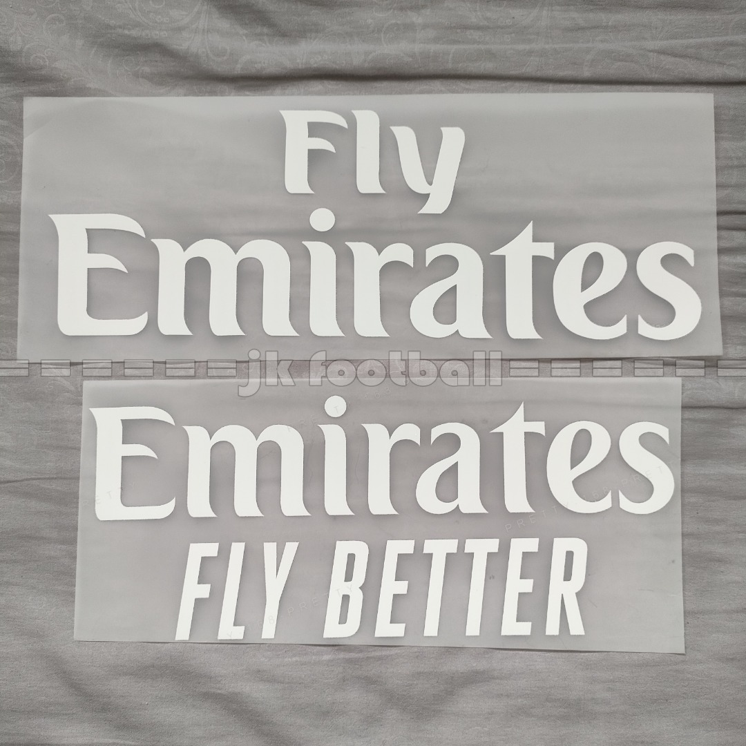 Fly Emirates Fly Better Sponsor Logo Print, Men