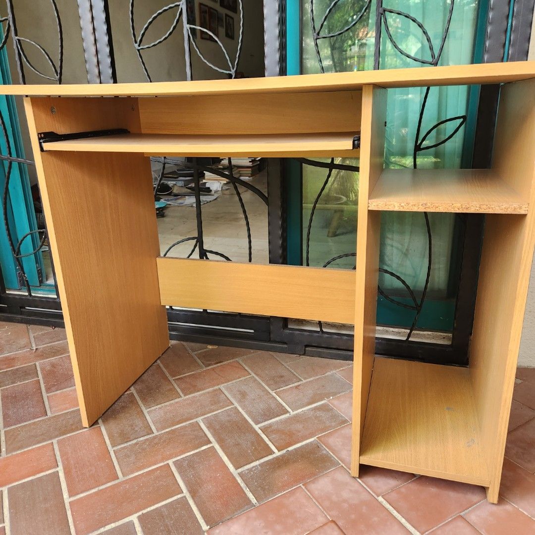 [FOC] old computer table, Furniture & Home Living, Furniture, Tables