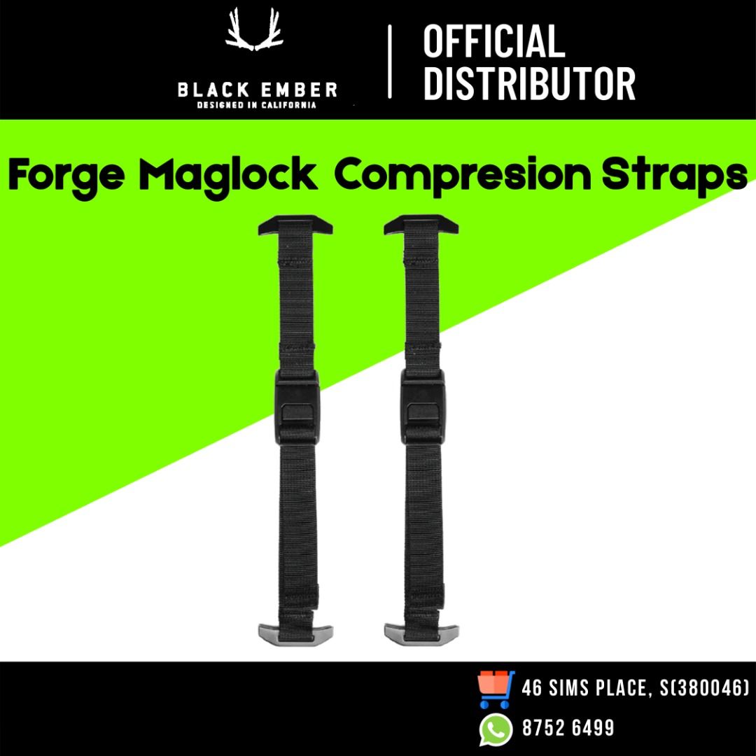 Forge Maglock Compression Straps, Men's Fashion, Bags, Backpacks on ...