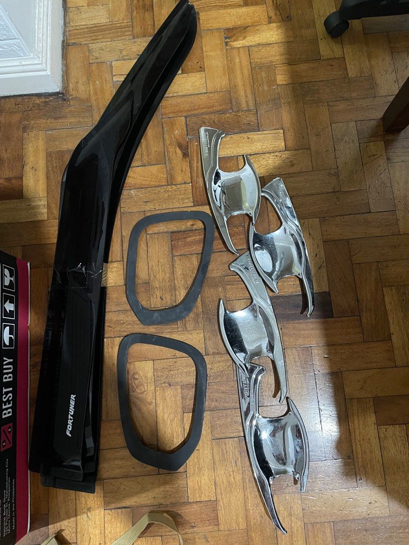 Fortuner Sunvisor, Door Handles and Side Mirror Theft Protector on