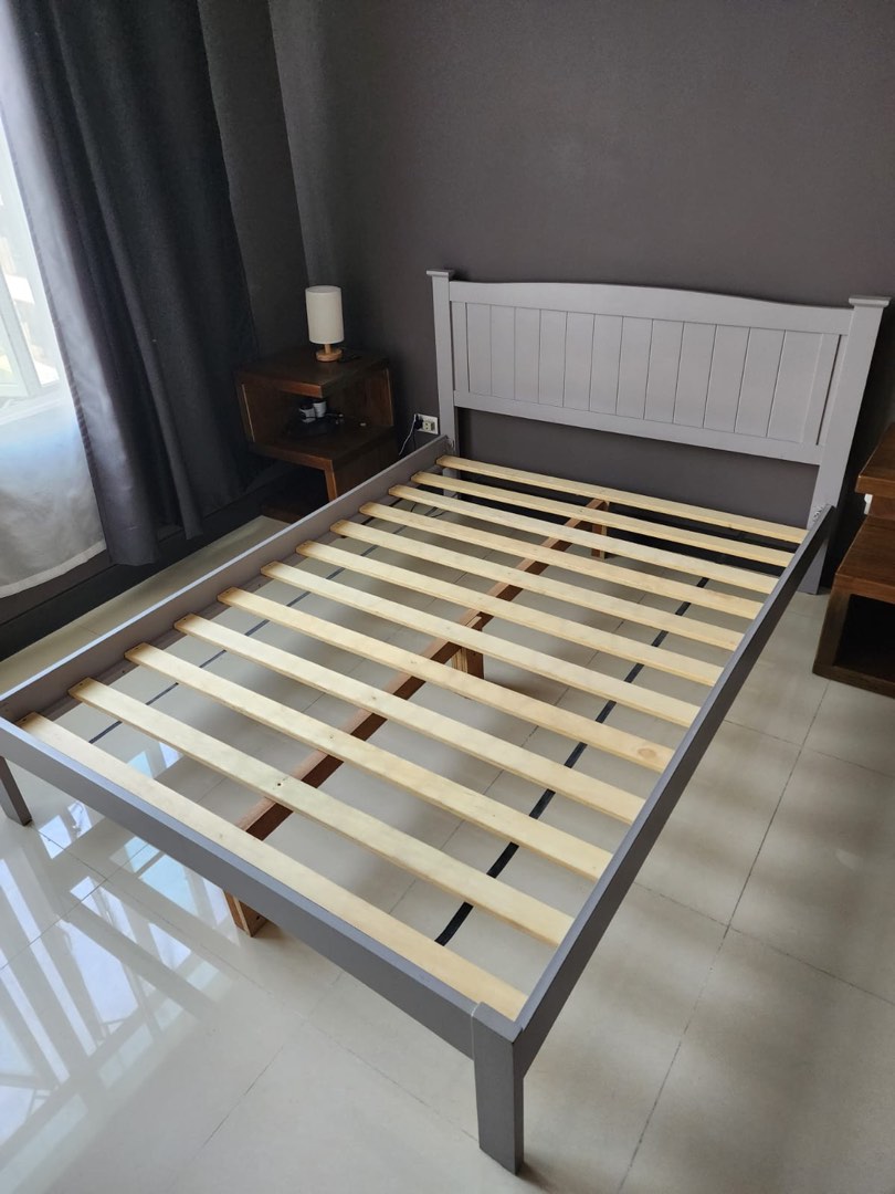 FULL DOUBLE BED FRAME, Furniture & Home Living, Furniture, Bed Frames & Mattresses on Carousell