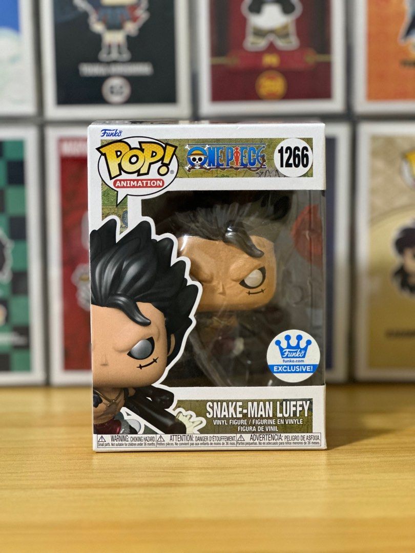 Funko POP One Piece Snake-Man Luffy Vinyl-Figur 9,5 Cm – Inkl. Box-Schutzhülle Für Sammler