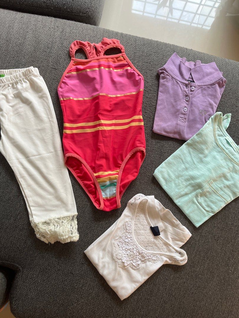 Gap kids shirt swimsuit leggings