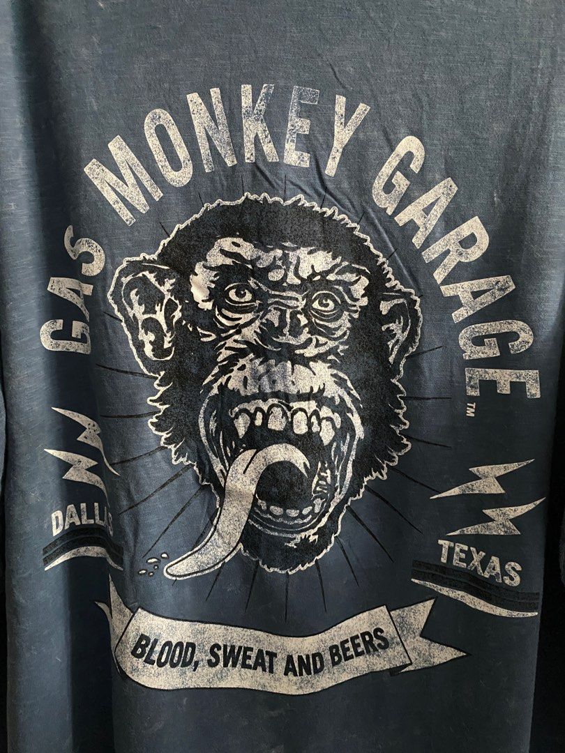 gas monkey, Shirts, Vintage Mens Gas Monkey Garage Tee T Shirt Size  Xlarge Graphic