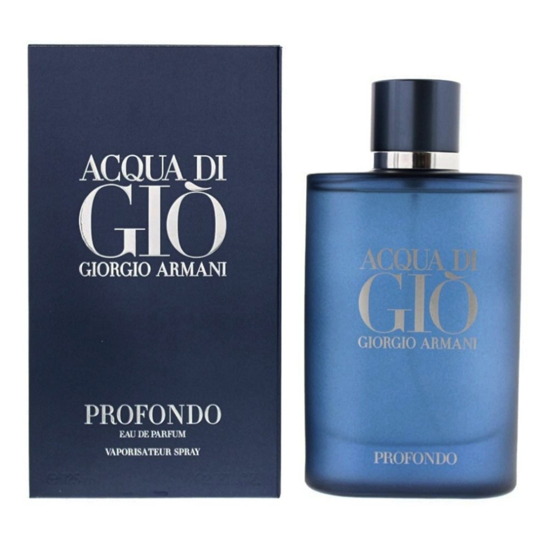 Giorgio Armani Acqua di Gio Profondo 深邃寄情水男性淡香精125ml/1瓶