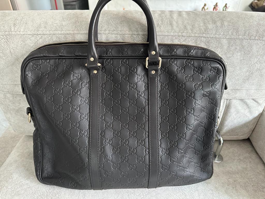 Gucci Document Bag, Men's Fashion, Bags, Briefcases on Carousell