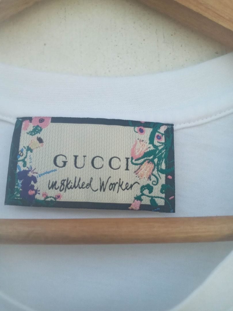 GUCCI UNSKILLED WORKER Women #39 s Fashion Tops Shirts on Carousell