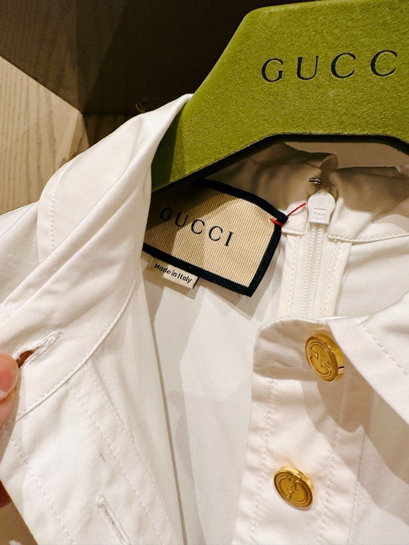 White gucci dress discount