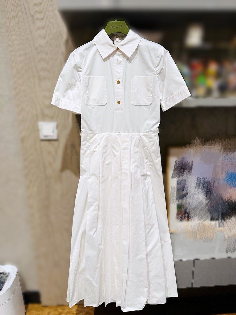 White gucci outlet dress