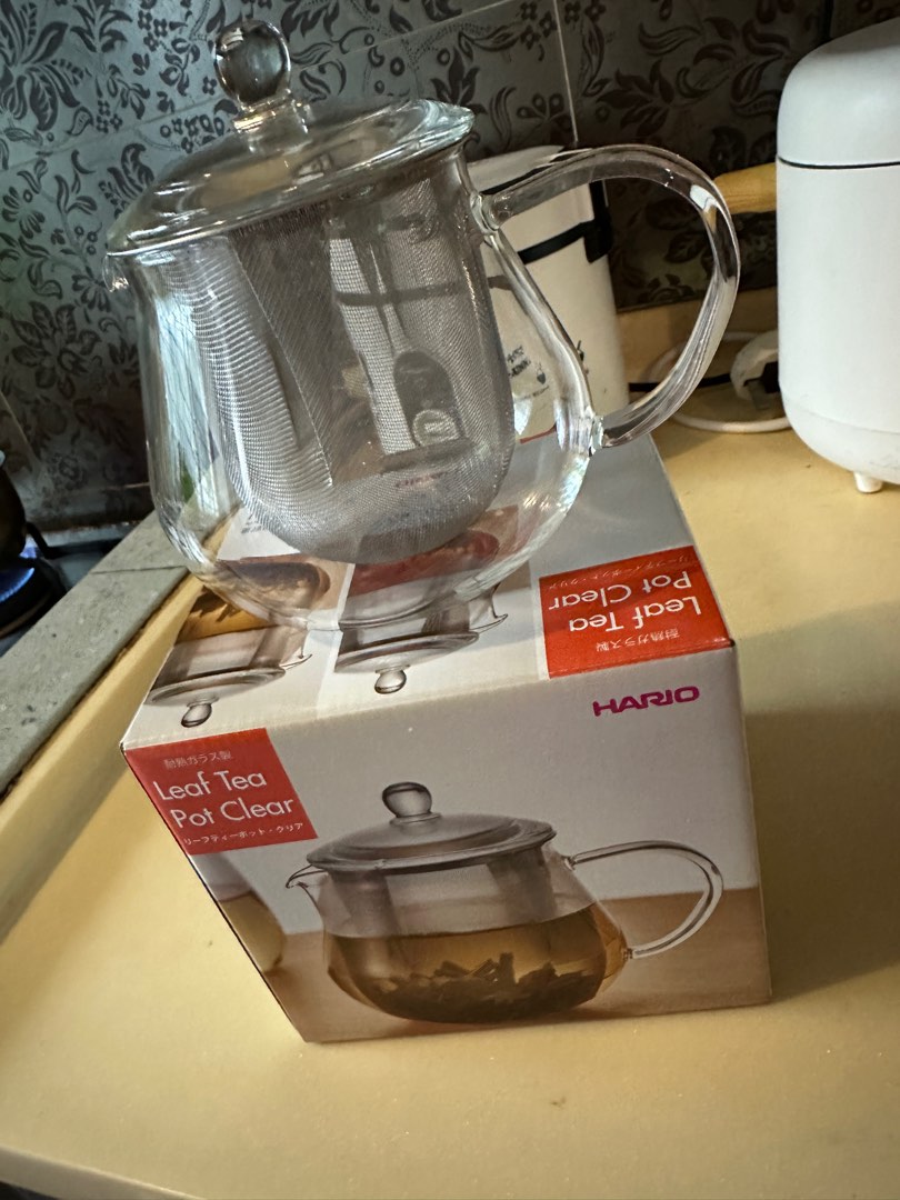 Hario Glass teapot, TV & Home Appliances, Kitchen Appliances, Kettles