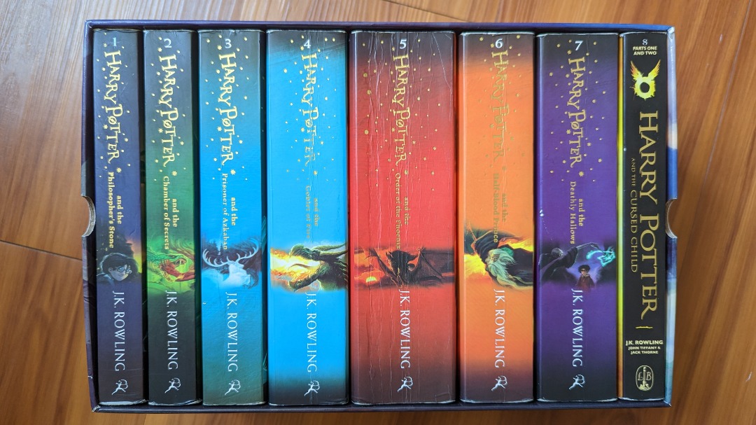 Harry Potter UK Edition Box set (8 books), Hobbies & Toys, Books & Magazines, Children's Books