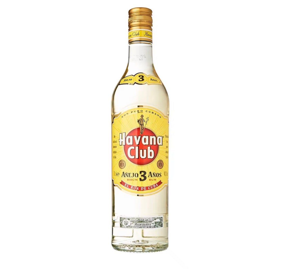 HAVANA CLUB 3 YEARS RUM (750ML), Food & Drinks, Alcoholic Beverages on ...