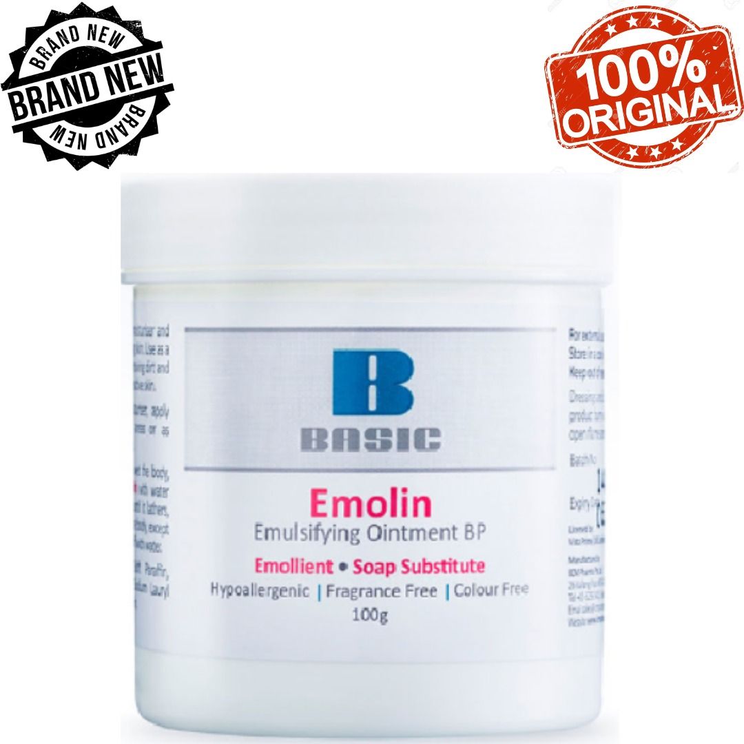 ICM Pharma Basic Emolin 100g moisturizer emollient for dry skin scaling