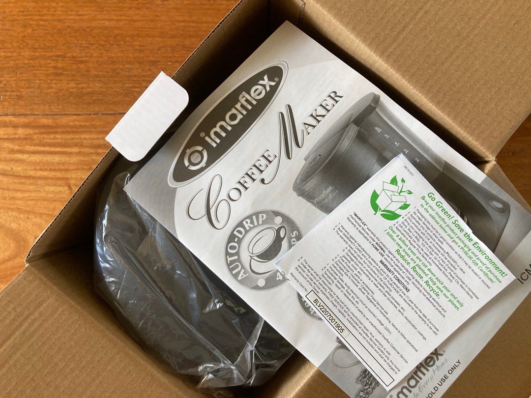 Imarflex ICM300 Coffee Maker, TV & Home Appliances, Kitchen Appliances