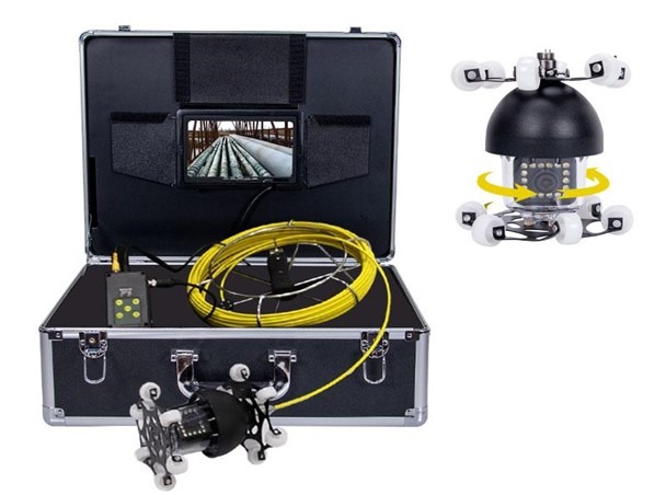 Inspection under water Camera WP70D 7 inch 360 degree rotating pipe ...