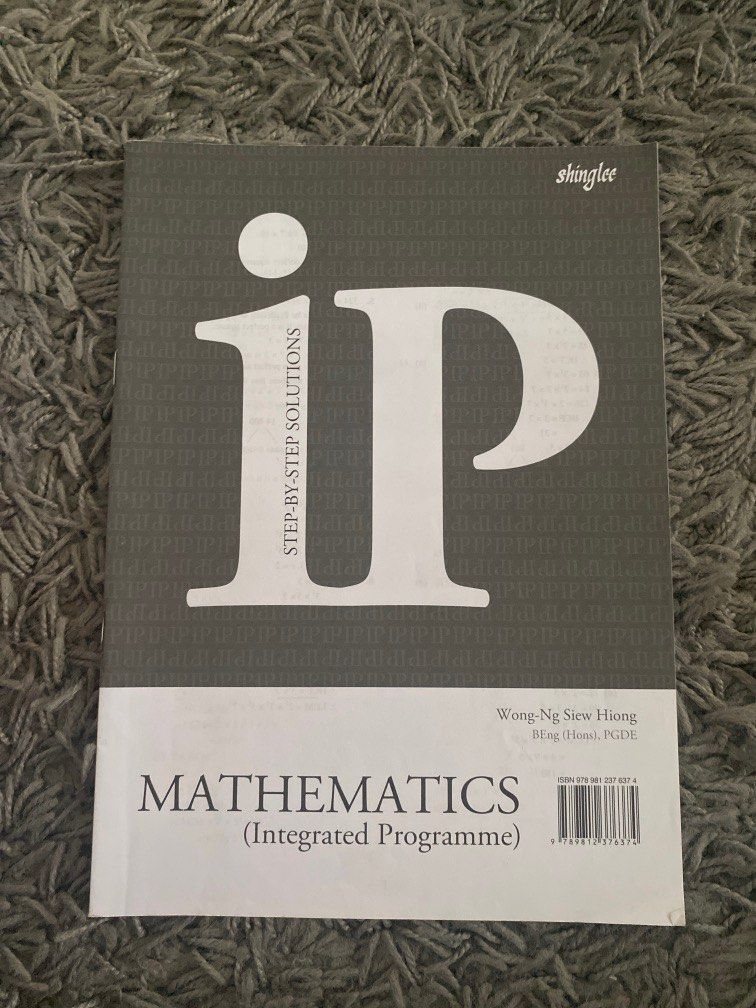 Integrated Programme Mathematics Textbook with Solutions, Hobbies ...