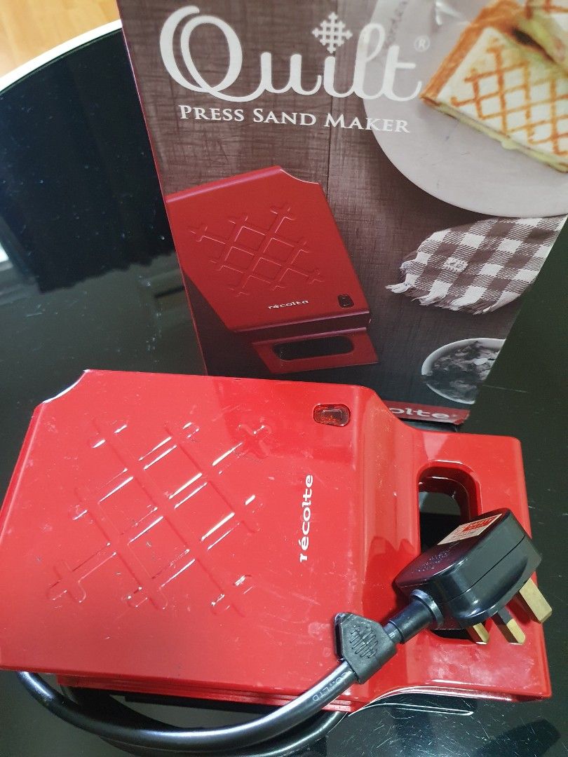 Japan Recolte Sandwich Maker, TV & Home Appliances, Kitchen Appliances
