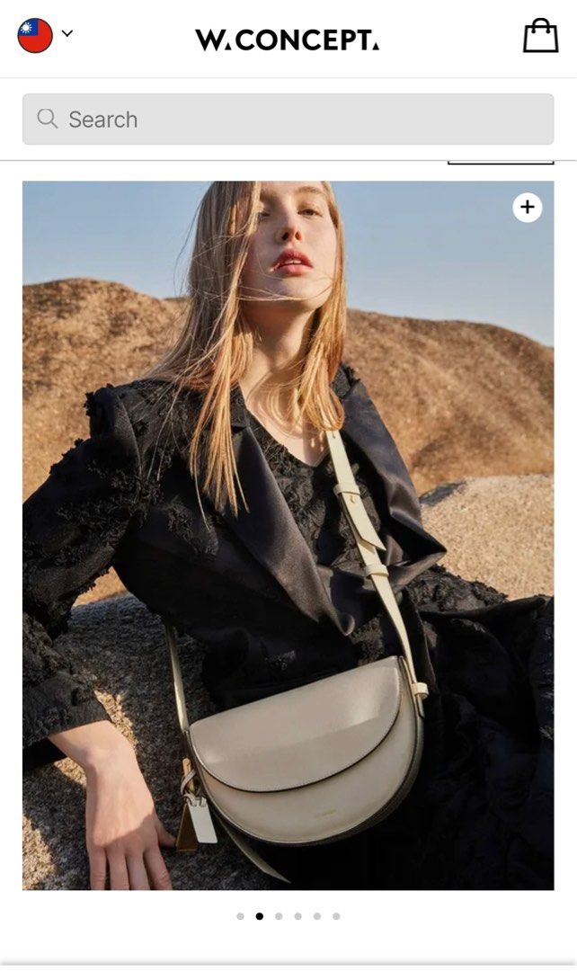 Joy GRYSON Sierra Flap Shoulder Bag - Black by W Concept