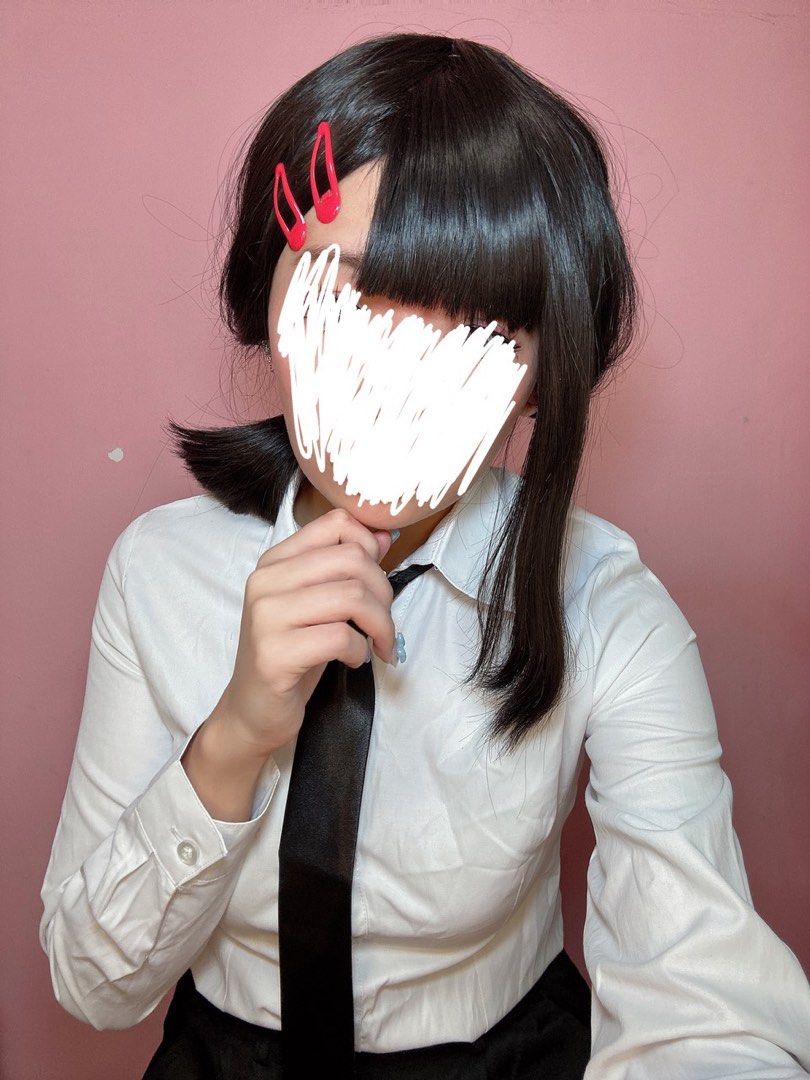 Kobeni Chainsaw Man Wig Cosplay, Hobbies & Toys, Memorabilia