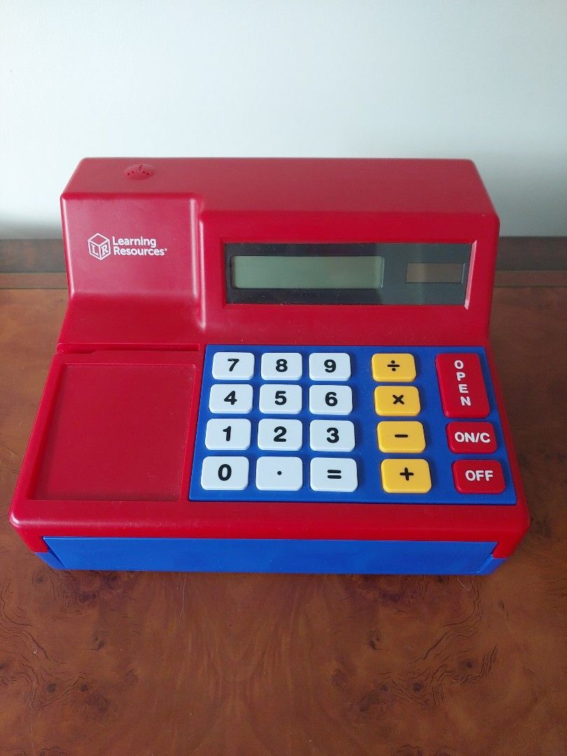 Learning Resources Cash Register Calculator (Battery / Solar), Hobbies
