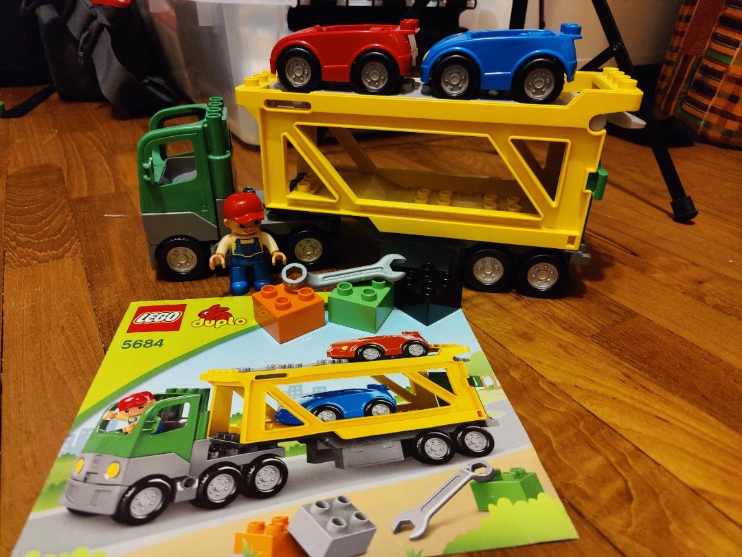 Lego duplo best sale car transporter