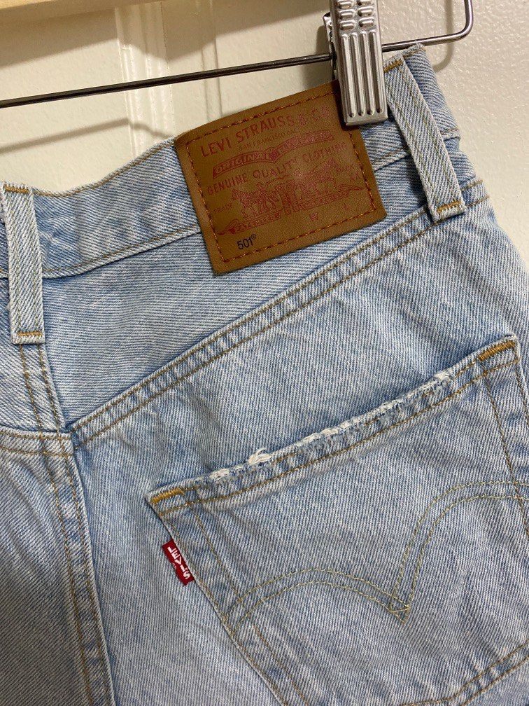 Levi'S 501 Mid Rise Shorts W27, Women'S Fashion, Bottoms, Shorts On  Carousell