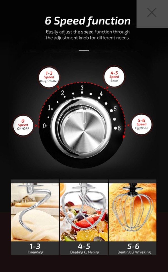 Lightly used Mayer 3.5L mini stand mixer, TV & Home Appliances, Kitchen