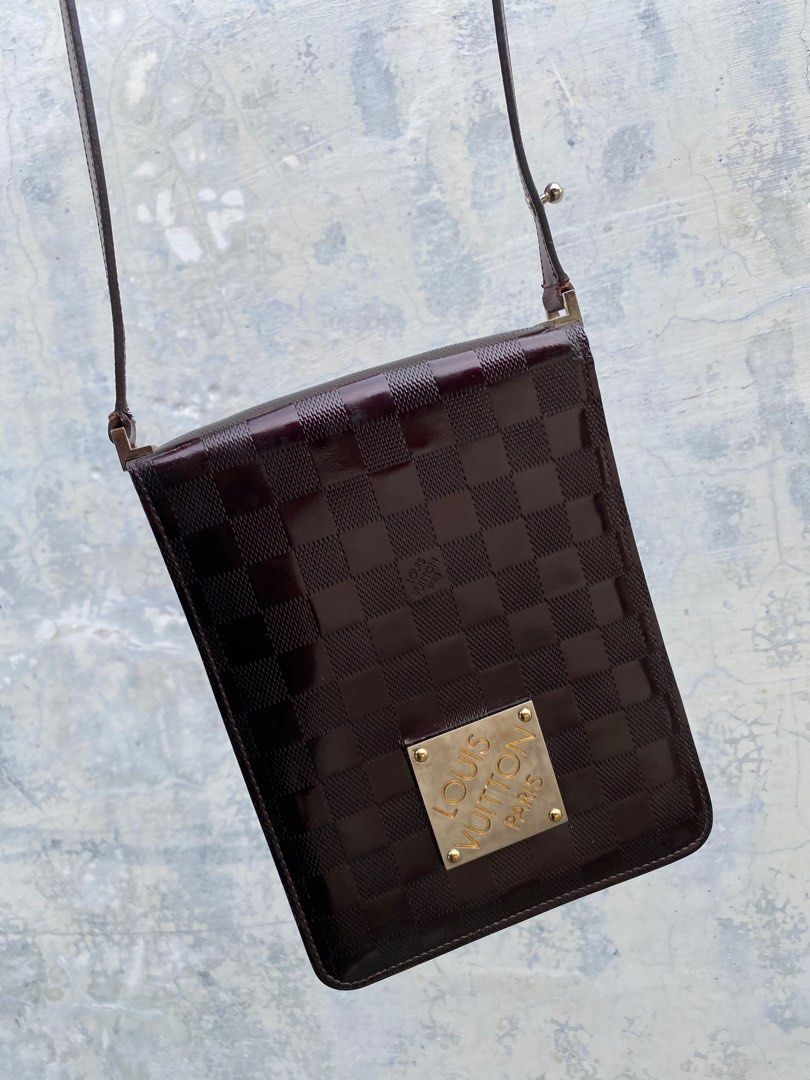 Louis Vuitton Cabaret Cuir Damier Vernis Limited Edition Handbag