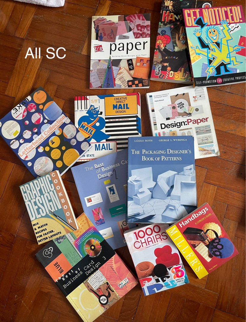 Lot Sale of 20 Vintage Design Books, Hobbies & Toys, Books & Magazines