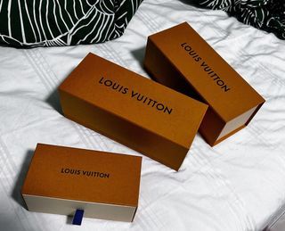 LV box and 2paper bags for sale, Luxury, Accessories on Carousell