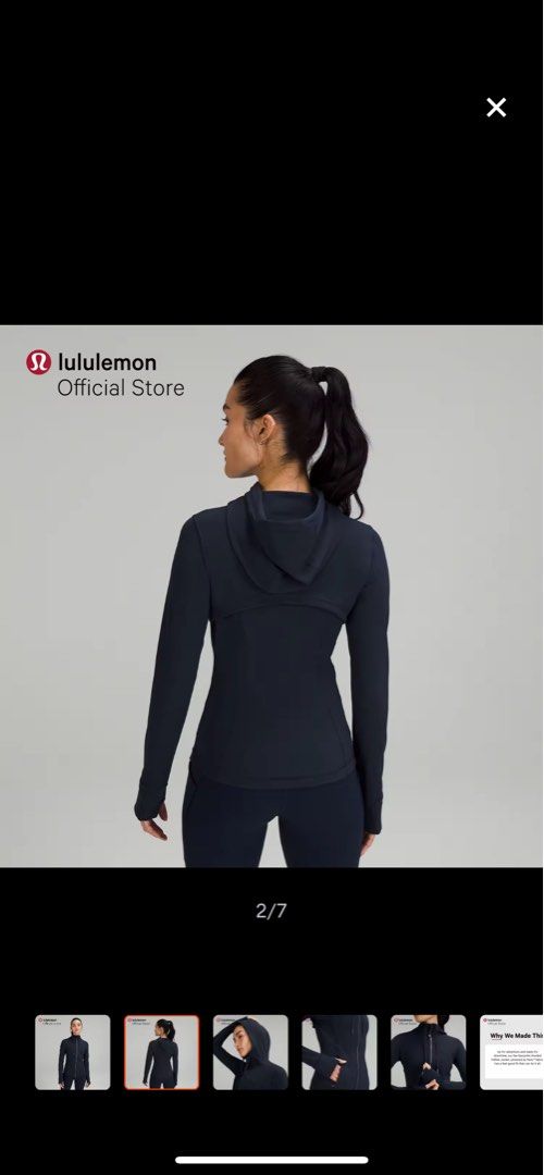 Lululemon Women's InStill Jacket True Navy Size 12