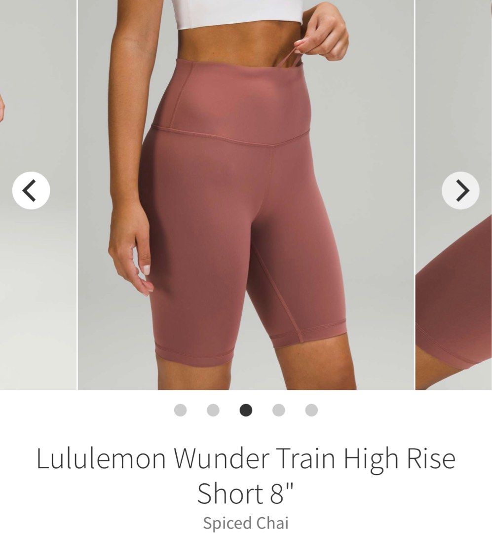 Lululemon wunder train shorts HR size 4