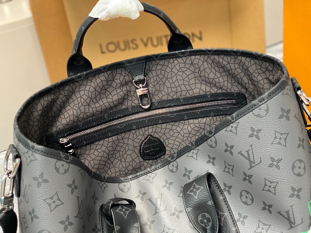 LV x YK Weekend Tote Monogram Eclipse - Bags M46434