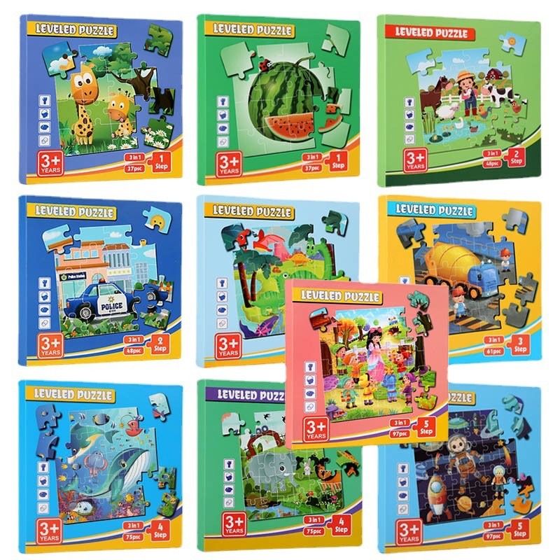 Jigsaw Puzzles Foldable Book Early Childhood Education for