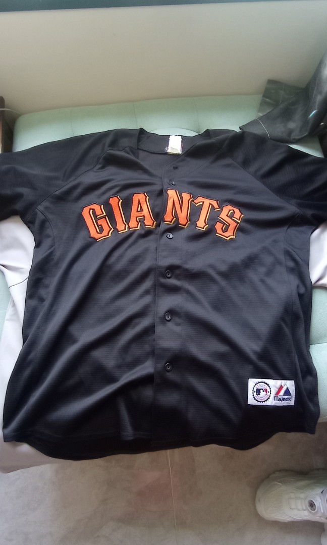 Vintage MLB majestic Jersey Sf giants black tag, Men's Fashion, Tops &  Sets, Tshirts & Polo Shirts on Carousell