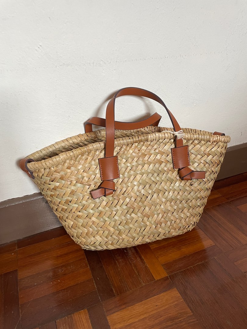 Mango handwoven rattan bag Women s Fashion Bags Wallets Beach