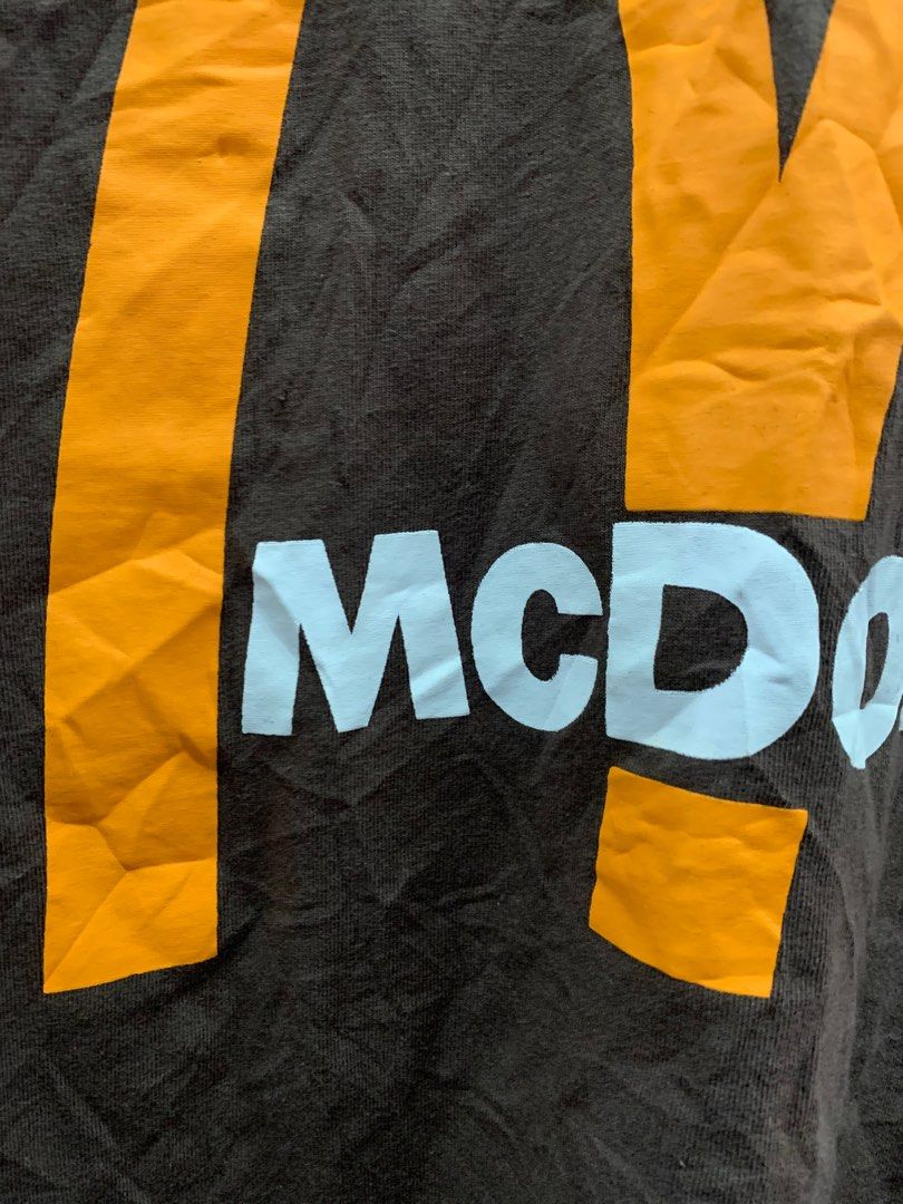 MCDONALDS tshirt (MCDO) brown on Carousell