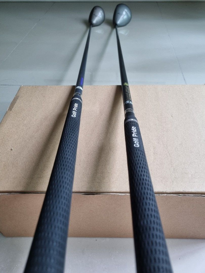 RARE Men's Honma golf clubs 1 and 5 woods new grips, Sports Equipment